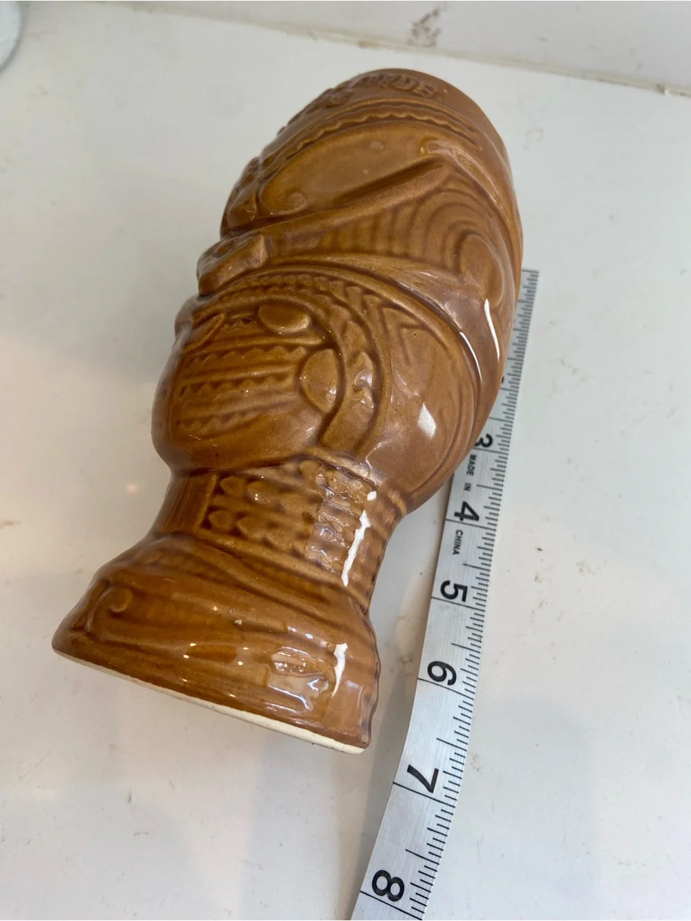 Jekyll and Hyde Brown Glazed Ceramic TIKI Mug Club Cup NYC